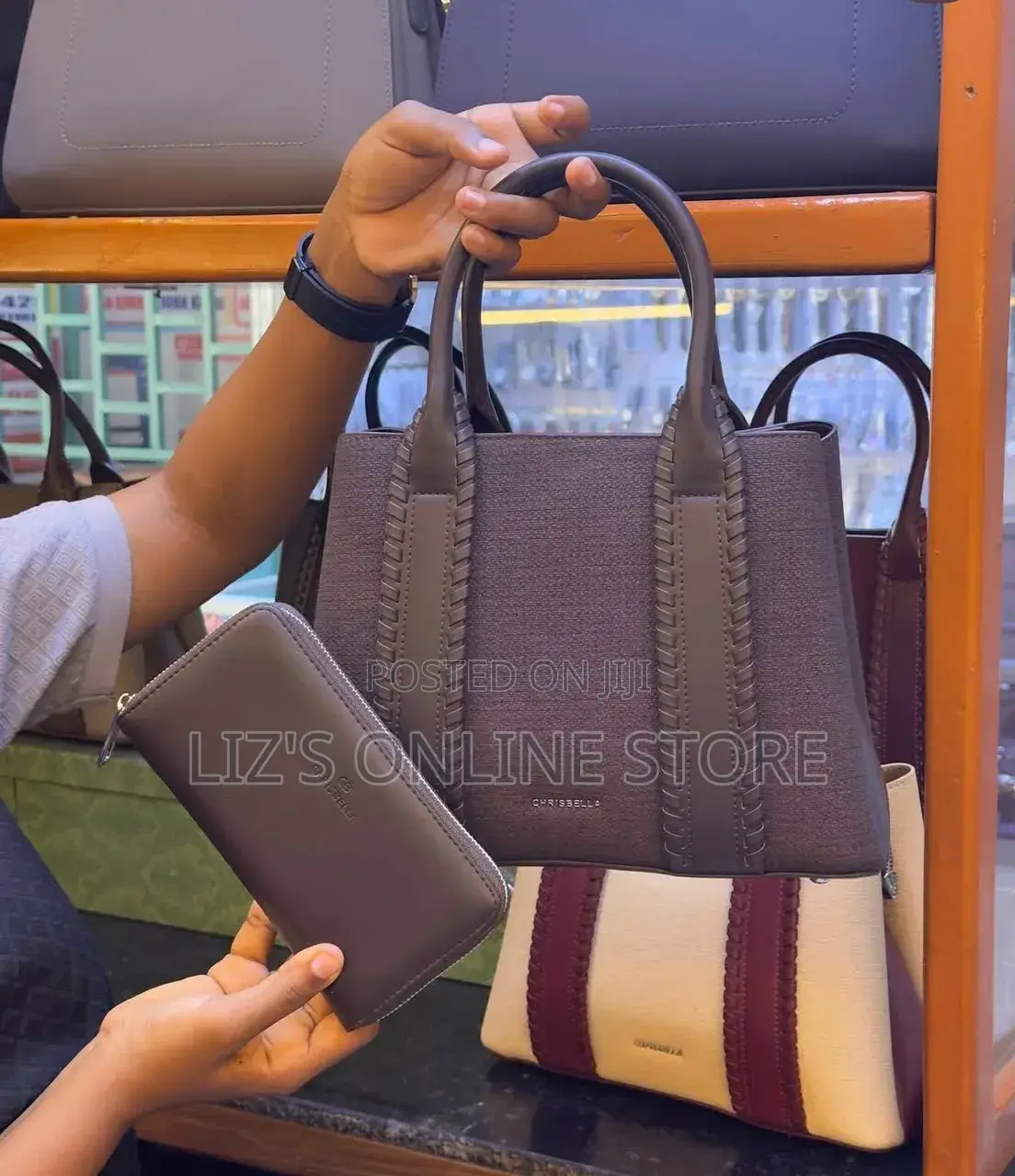 Burgundy Chrisbella Handbag