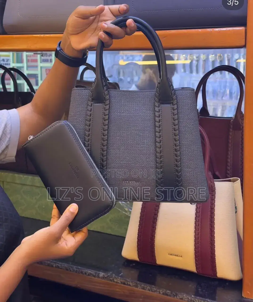 Burgundy Chrisbella Handbag