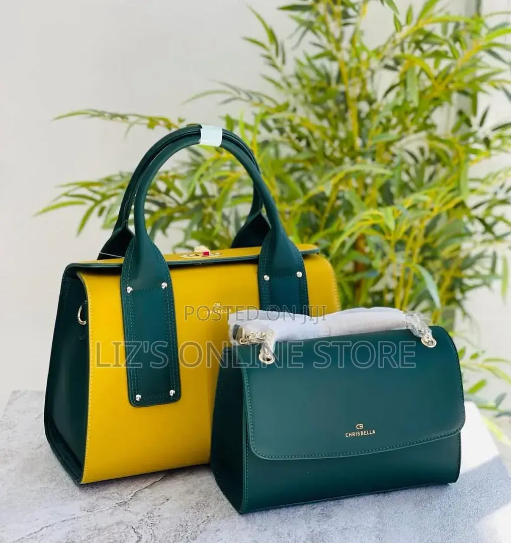 Burgundy Chrisbella Tote Bag Set Features a Matching Structured Wallet