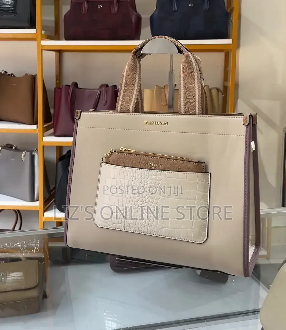 Burgundy Tote Bag Set Features Amatching Structured Wallet