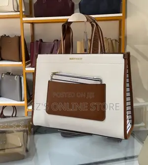 Burgundy Tote Bag Set Features Amatching Structured Wallet