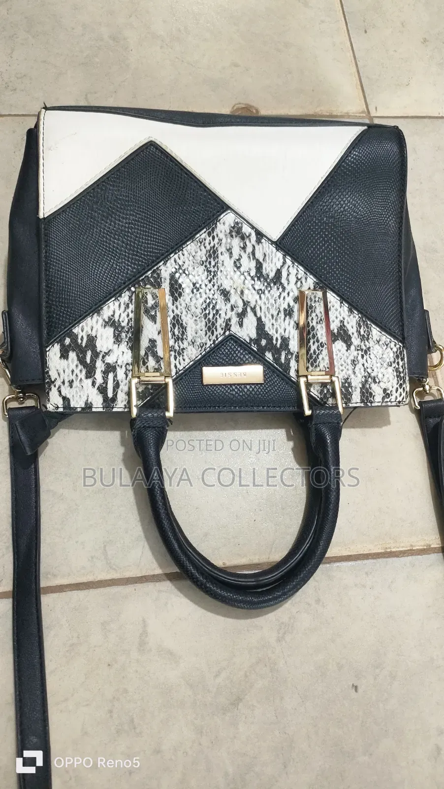 Uk Used Bessie London Patchwork Tote Bag.