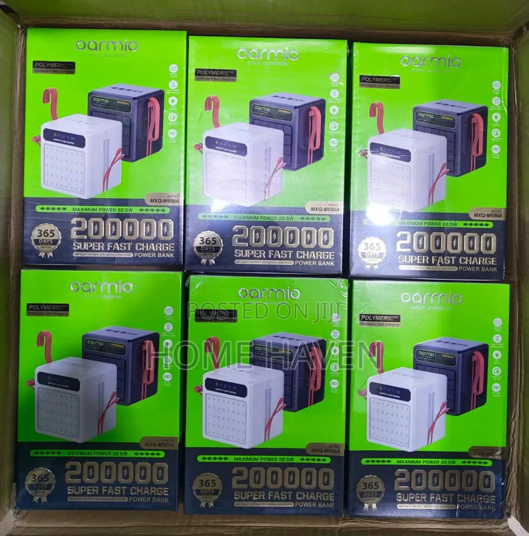 200,000mah Oraimo Sper Fast Charge Powerbank