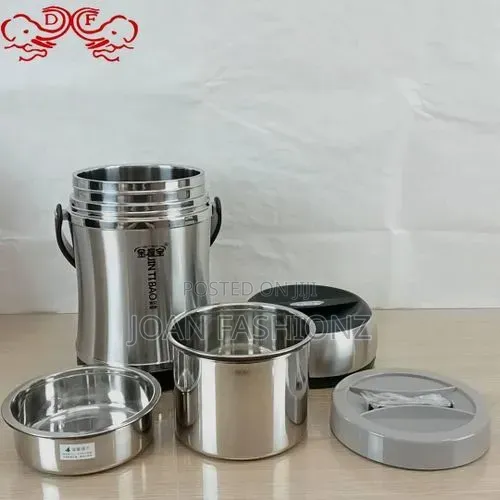 Stainless Food Flask,1.6l,2.5l,2l and 3l-Silver