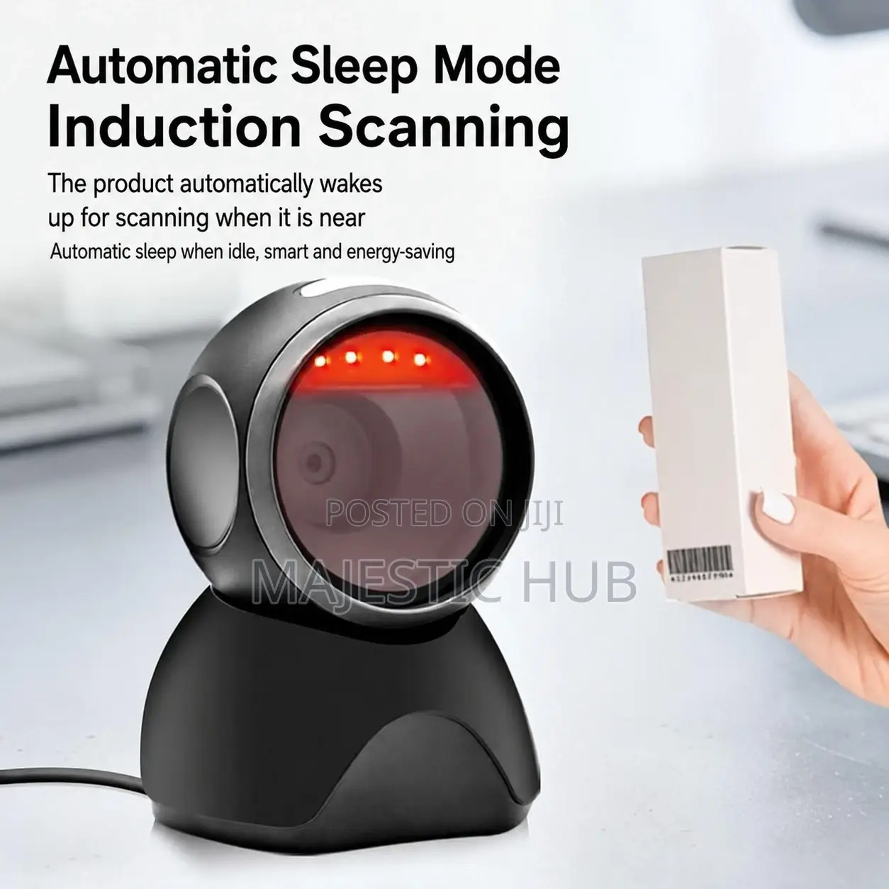Desktop Barcode Scanner – 1d/2d Usb Barcode Qr Code Reader