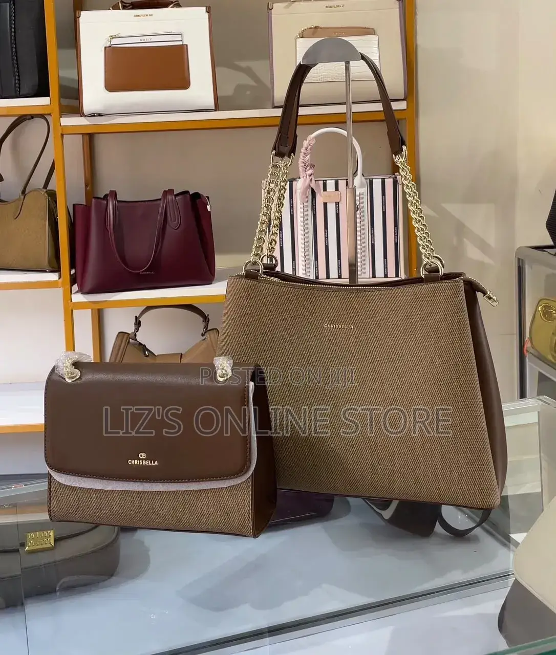 Black Chrisbella Handbag Set