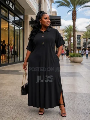Shein Curve+ Plus-Size Shirt Dress
