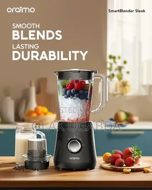 New Oraimo Smartblender Sleek Oh-B2n - 500w Ice Crushing Blender