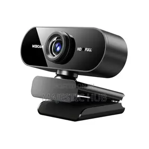 Hd Webcam With Noise-Cancelling Microphones- Plug Play Usb Camera
