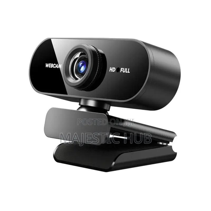 Hd Webcam With Noise-Cancelling Microphones- Plug Play Usb Camera