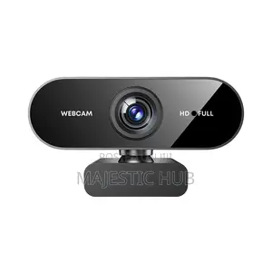 Hd Webcam With Noise-Cancelling Microphones- Plug Play Usb Camera