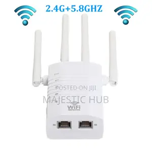 Dual Band Wifi Repeater 1200mbps – Wifi Extender, 2.4ghz 5ghz