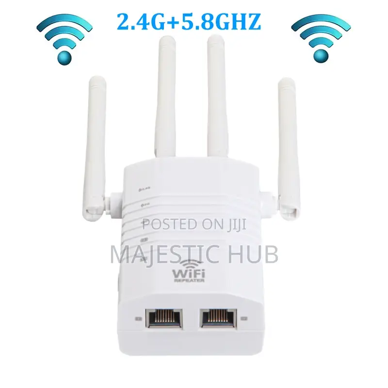 Dual Band Wifi Repeater 1200mbps – Wifi Extender, 2.4ghz 5ghz