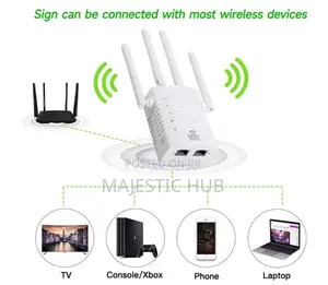 Dual Band Wifi Repeater 1200mbps – Wifi Extender, 2.4ghz 5ghz