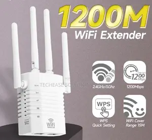 Dual Band Wifi Repeater 1200mbps – Wifi Extender, 2.4ghz 5ghz