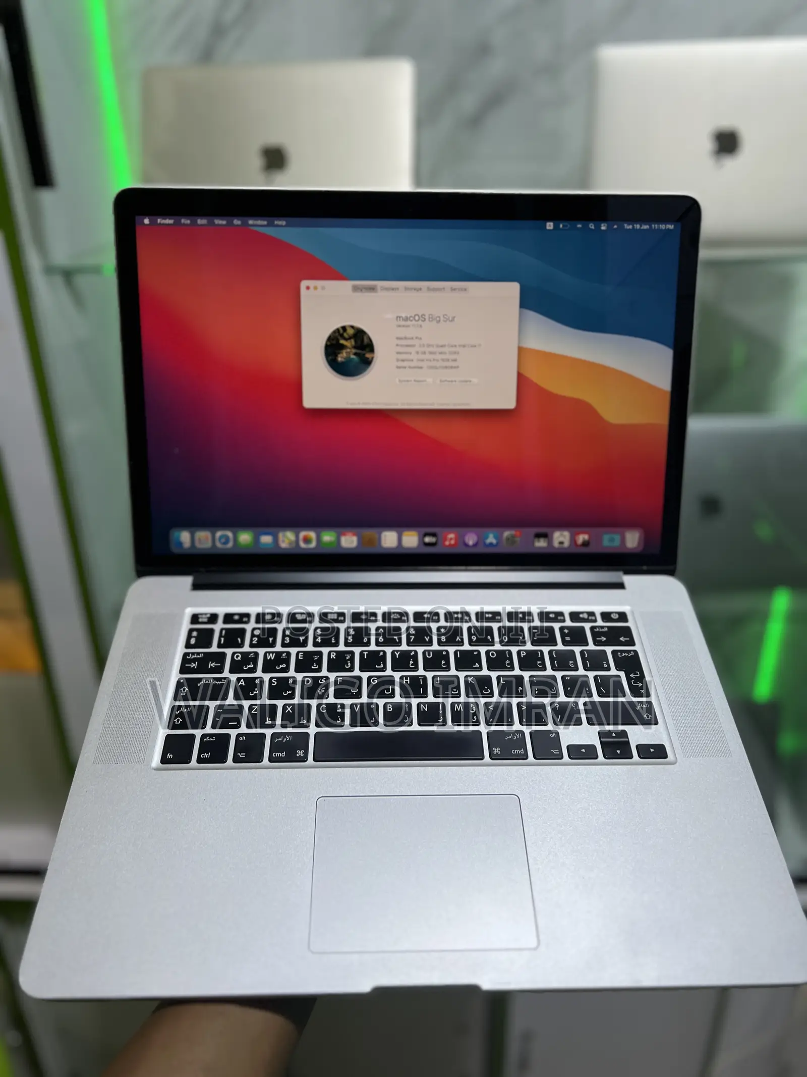 Laptop Apple MacBook Pro 2015 16GB Intel Core i7 SSD 512GB