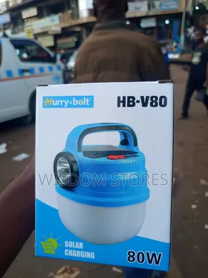 Hurry-Bolt Hb-V80, Solar-Rechargeable Led Lantern and Torch.