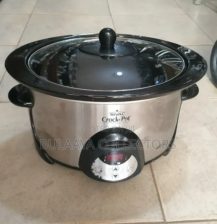 Rival Crock-Pot Brand Programmable Slow Cooker, 6l, Uk Used.