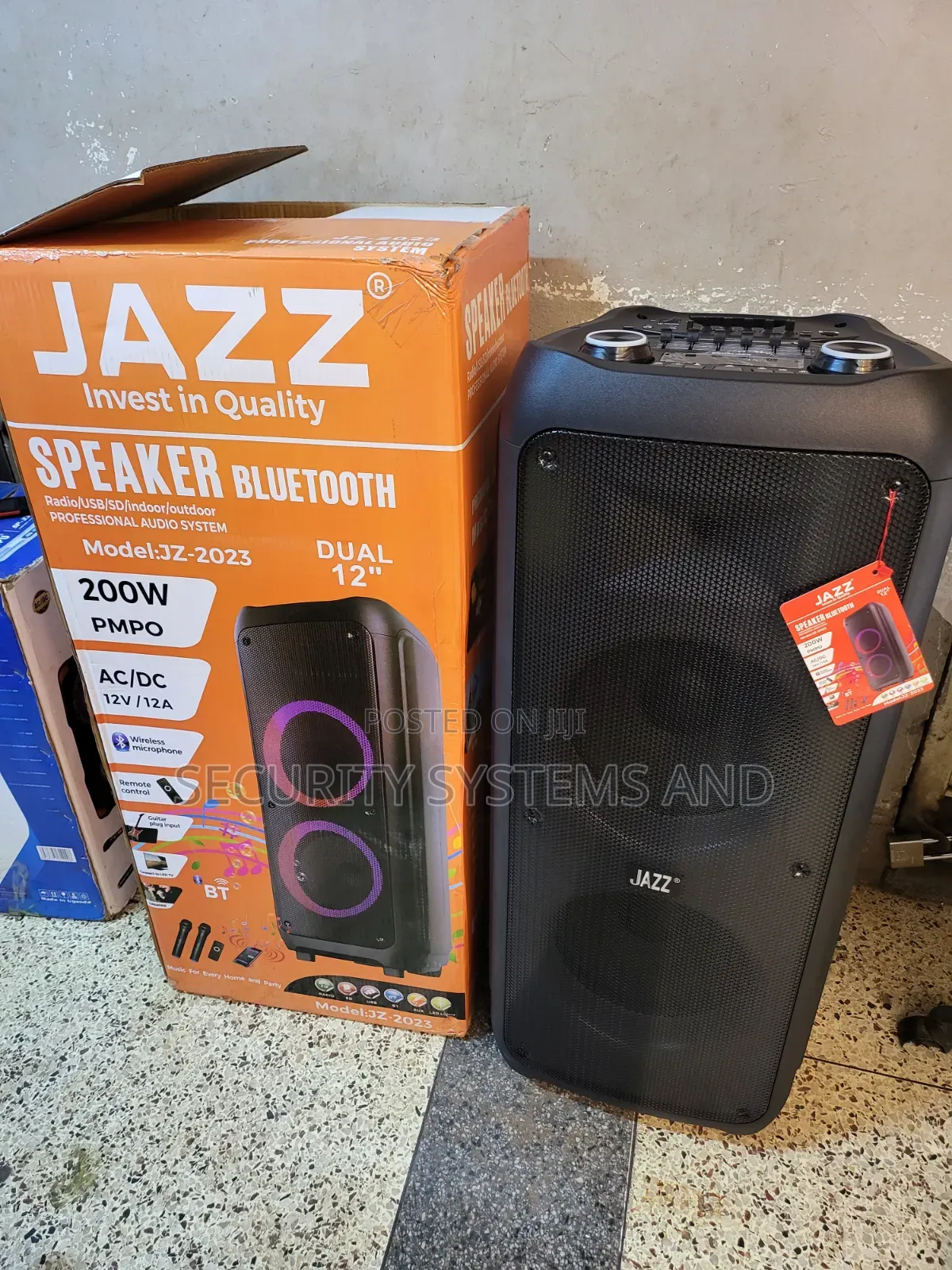 Wireless Jazz Speaker With Heavy Bass and High Quality Output- Dual