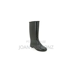 Waterproof PVC Rain Gumboots Garden \Site Boots-Black