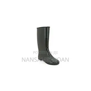 Waterproof PVC Rain Gumboots Garden \Site Boots-Black