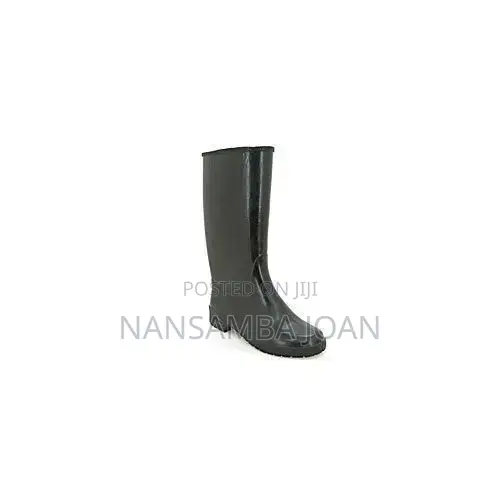 Waterproof PVC Rain Gumboots Garden \Site Boots-Black