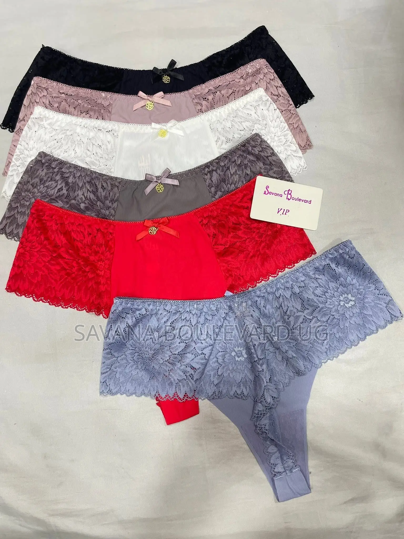 Savana Ribbed Lace Panties