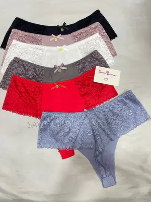 Savana Ribbed Lace Panties