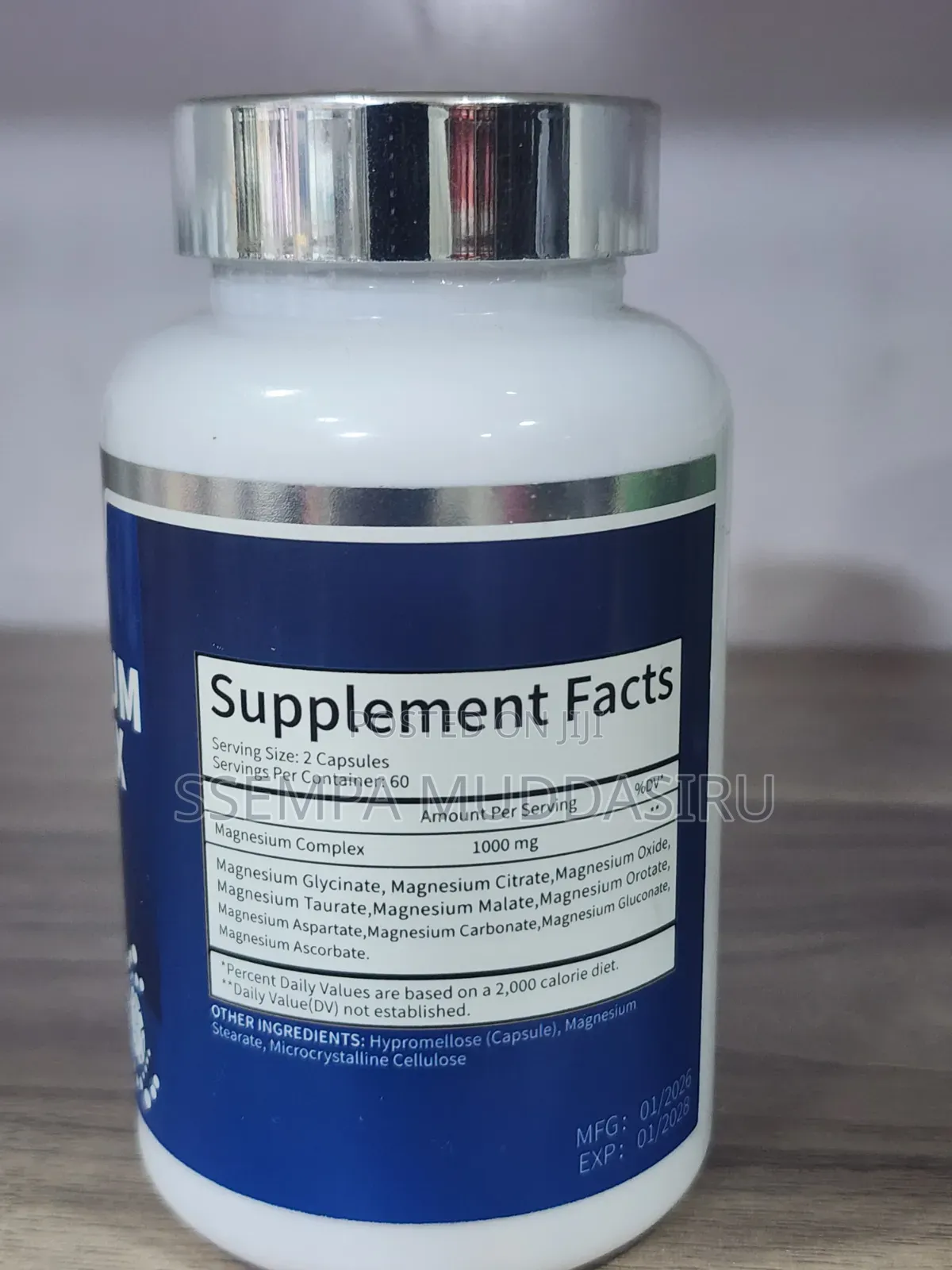 10 in Magnesium Complex Dietry Supplement 120 Capsules