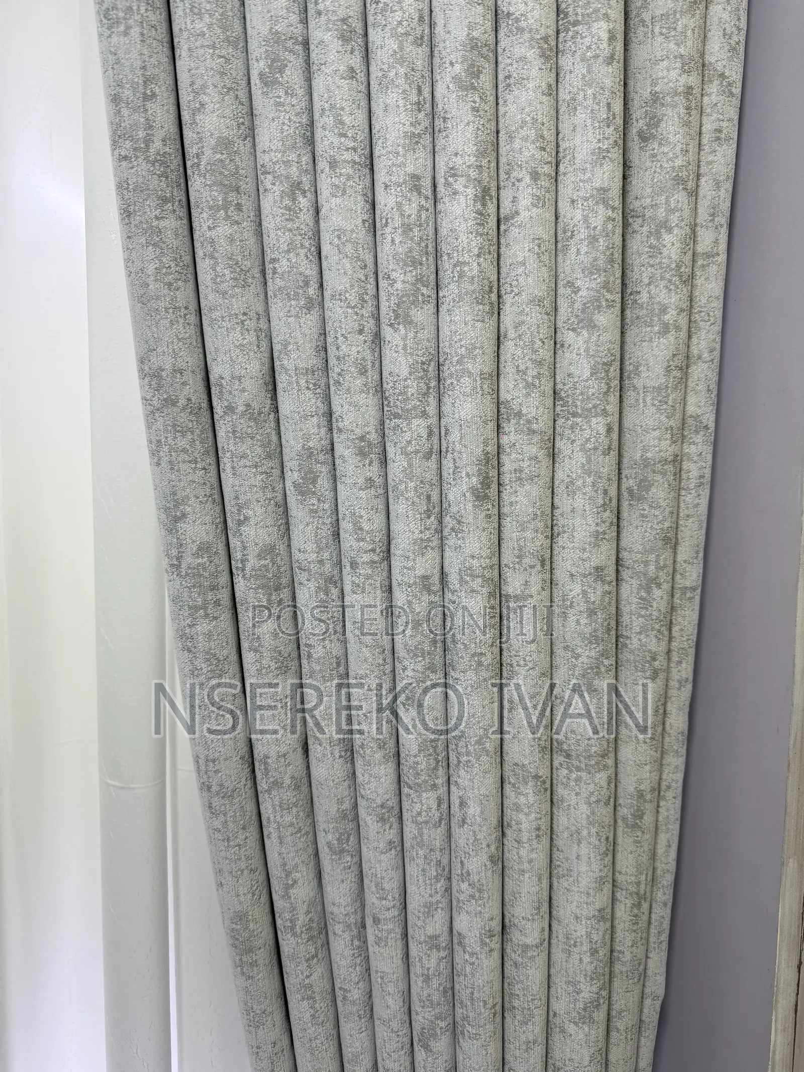 Gray Designed Curtains