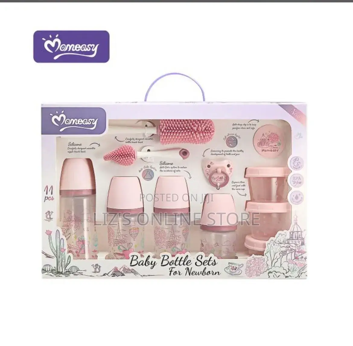 Momeasy 11-Piece Newborn Bottle Set