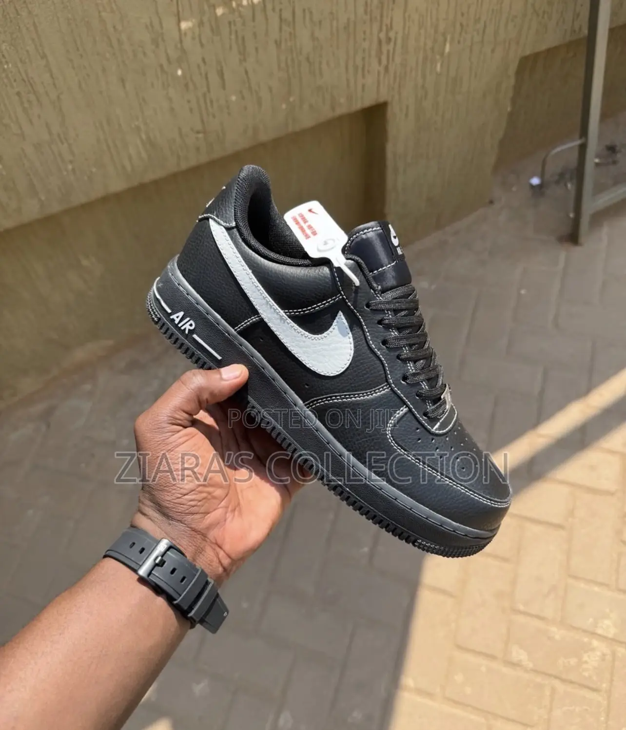 Original Casual Black Nike Air Force 1’07 Lv Sneakers