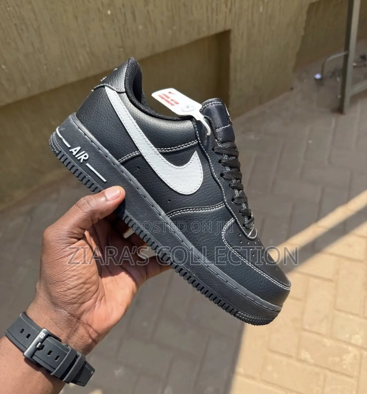 Original Casual Black Nike Air Force 1’07 Lv Sneakers