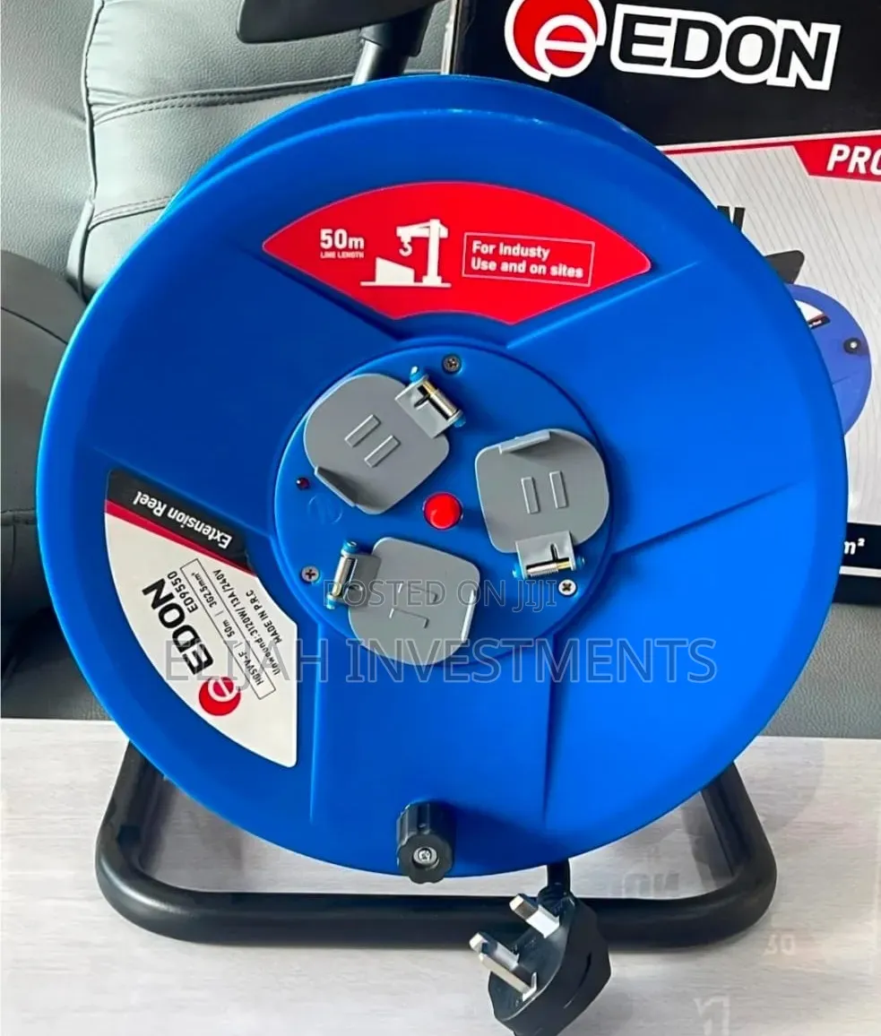 Edon Heavty Duty 50-Meter Cable Extension Reel