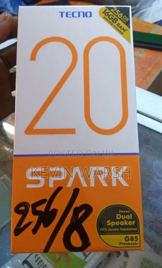 New Tecno Spark 20 256 GB Black