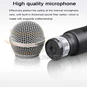 Karaoke Dual Wireless Microphone Handheld Dynamic