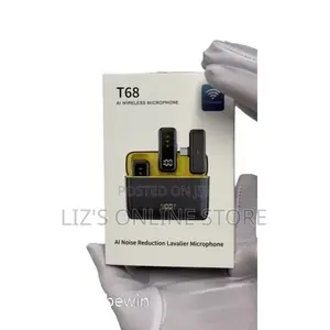 T68 Ai Noise Reduction Lavalier Wireless Microphone for iPhone