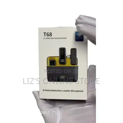 T68 Ai Noise Reduction Lavalier Wireless Microphone for iPhone
