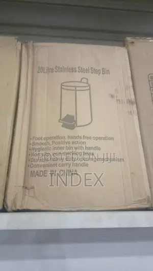 20l Stainless Steel Step Bin