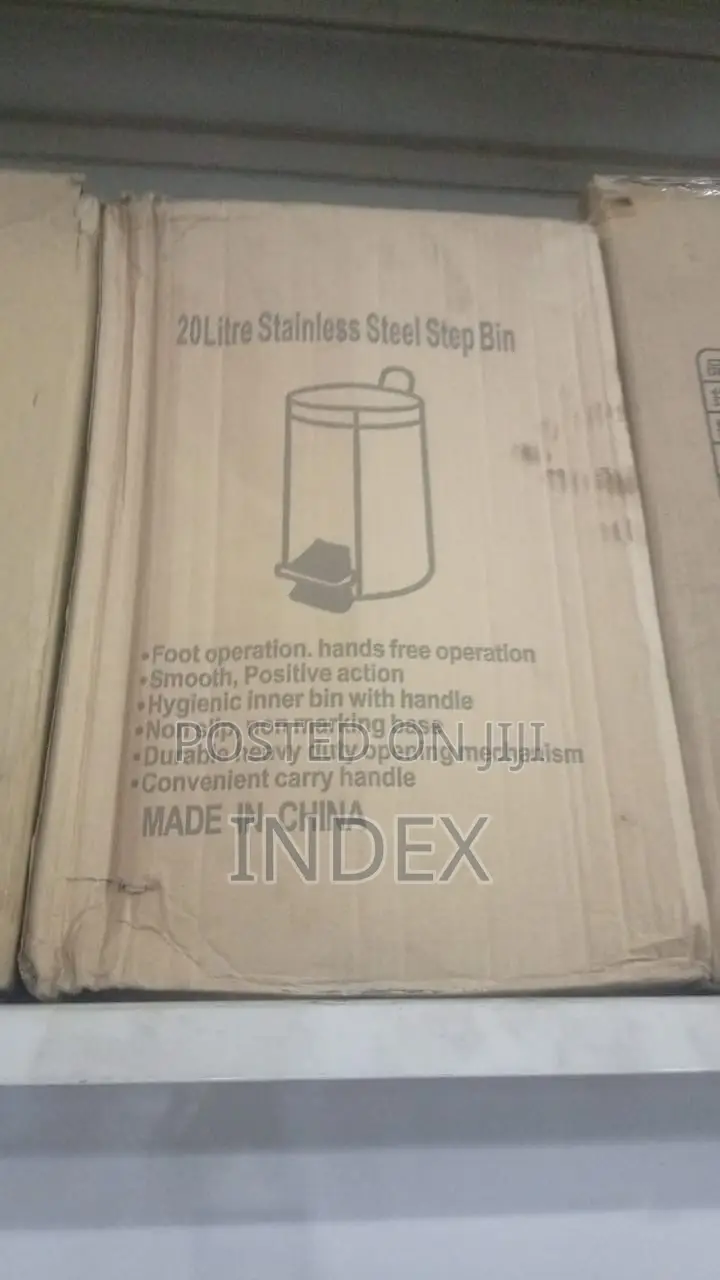 20l Stainless Steel Step Bin