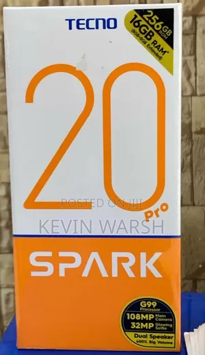 New Tecno Spark 20 Pro 256 GB Black