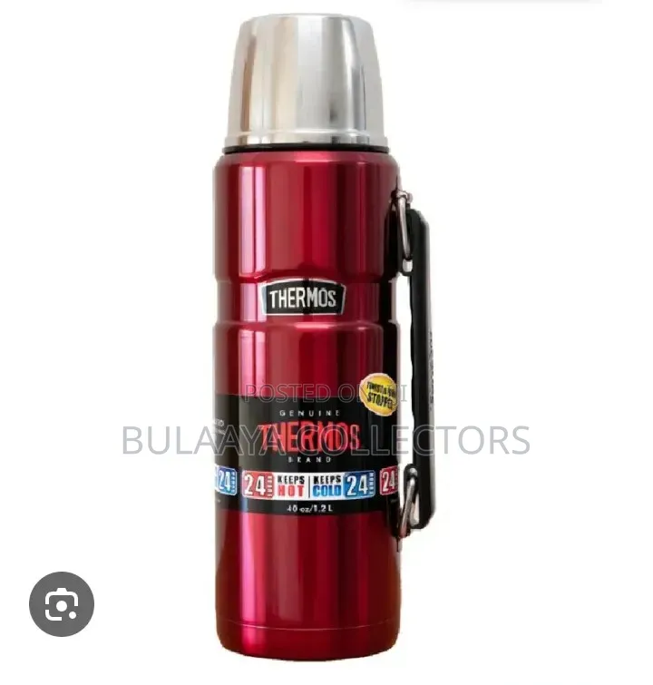 Uk Used Stainless King Vacuum Insulated Flask, 1.2l.