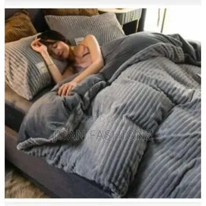 4pcs 6*6 Kings Duvet Set,1 Bed Sheet,Bed Covers 2 Pillow Cases -Gray