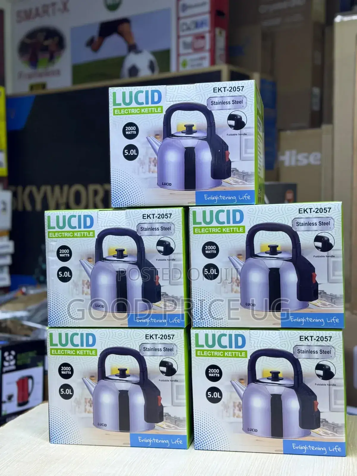 5.0 Litres Lucid Stainless Steel Kettle