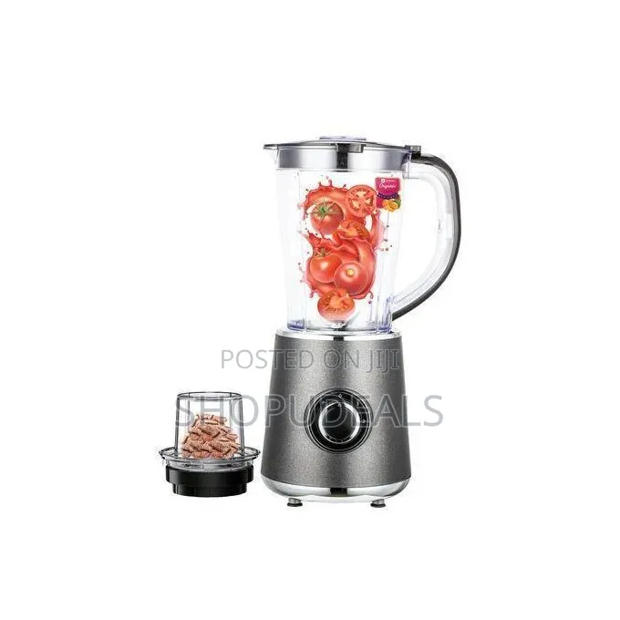 Sayonapps 2-in-1 Blend and Grind Quality Plastic Blender-Transparent