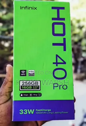New Infinix Hot 40 Pro 256 GB Black