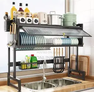Dust-Proof Cabinet With a Flip-Up Door to Protect Kitchenware