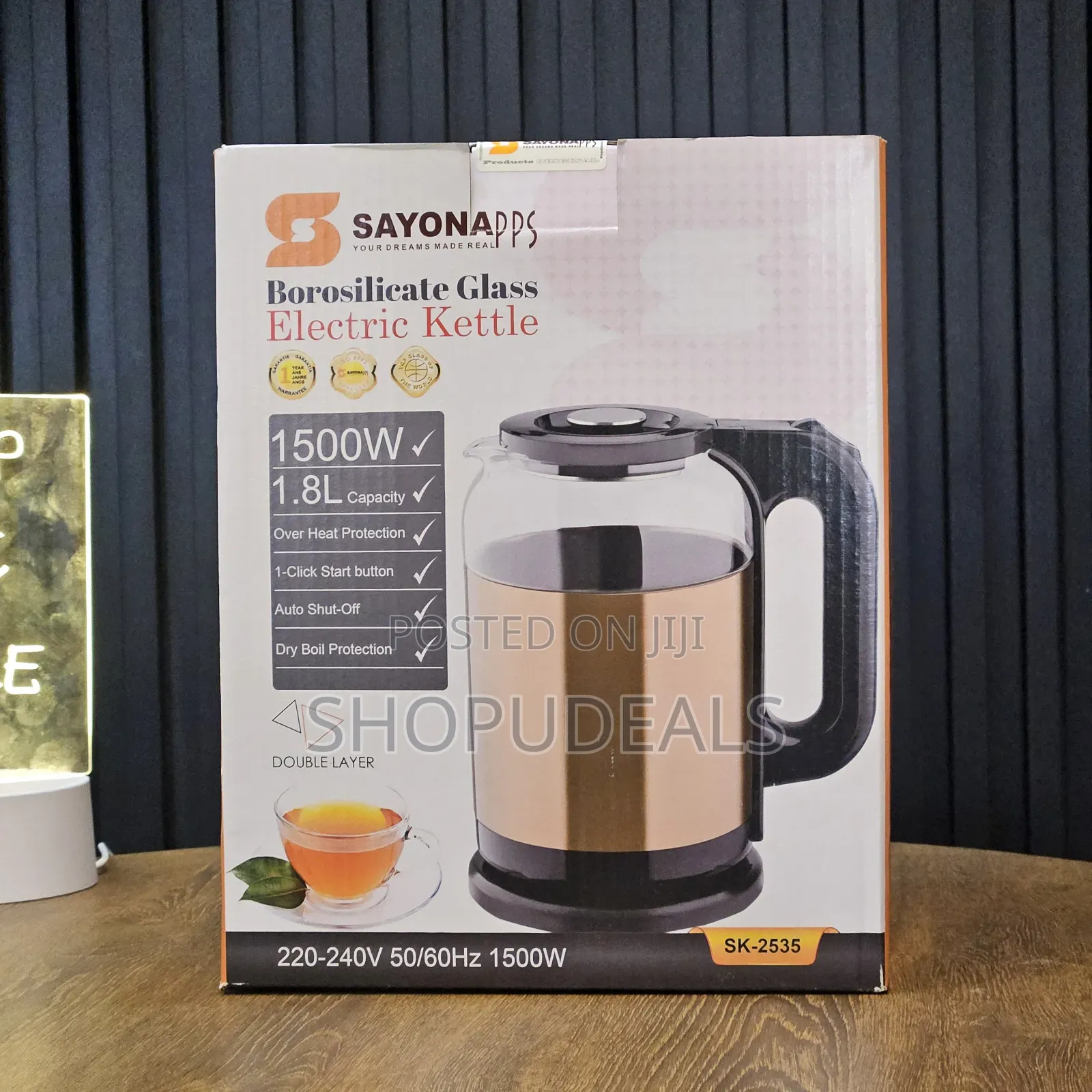 Sayona Glass Kettle