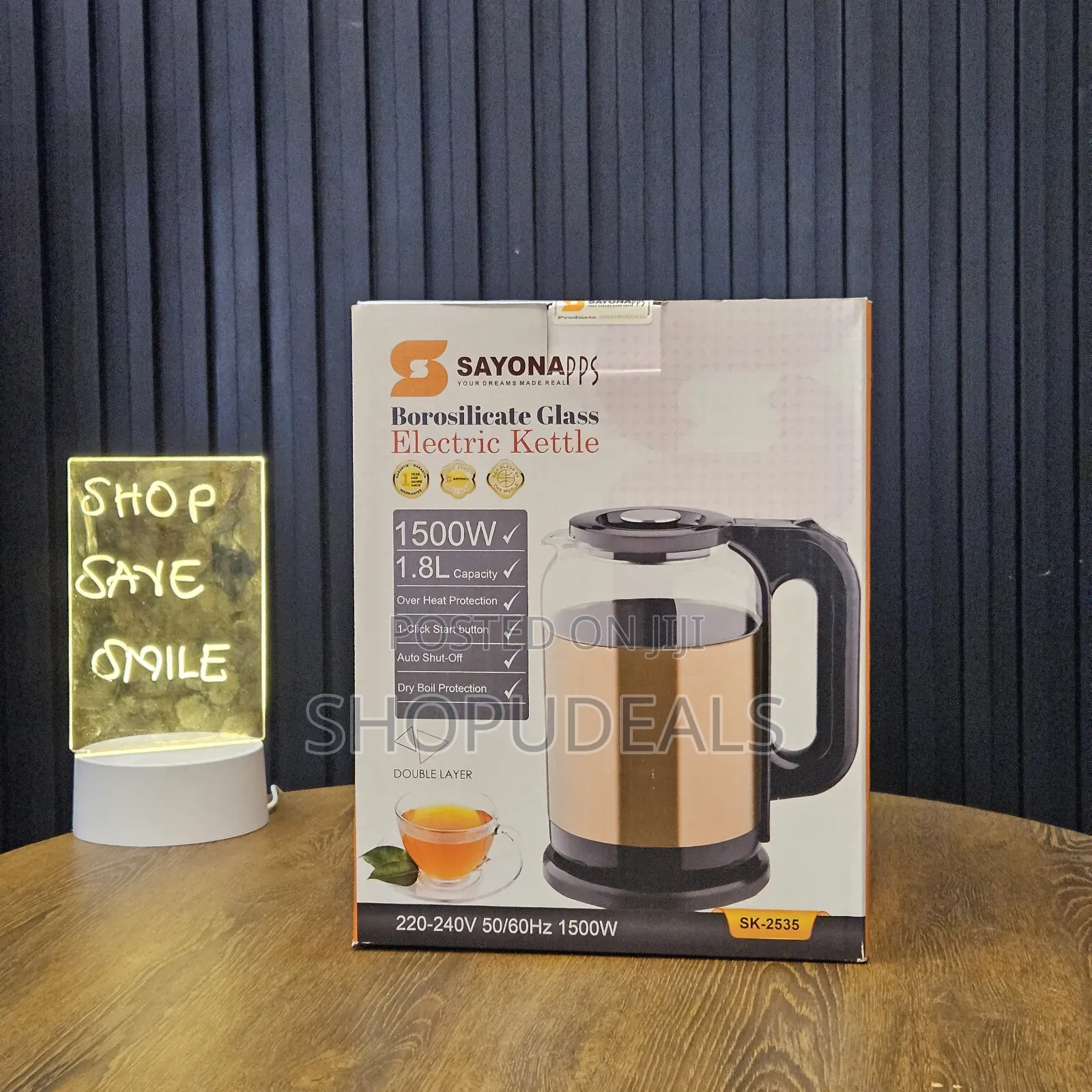 Sayona Glass Kettle