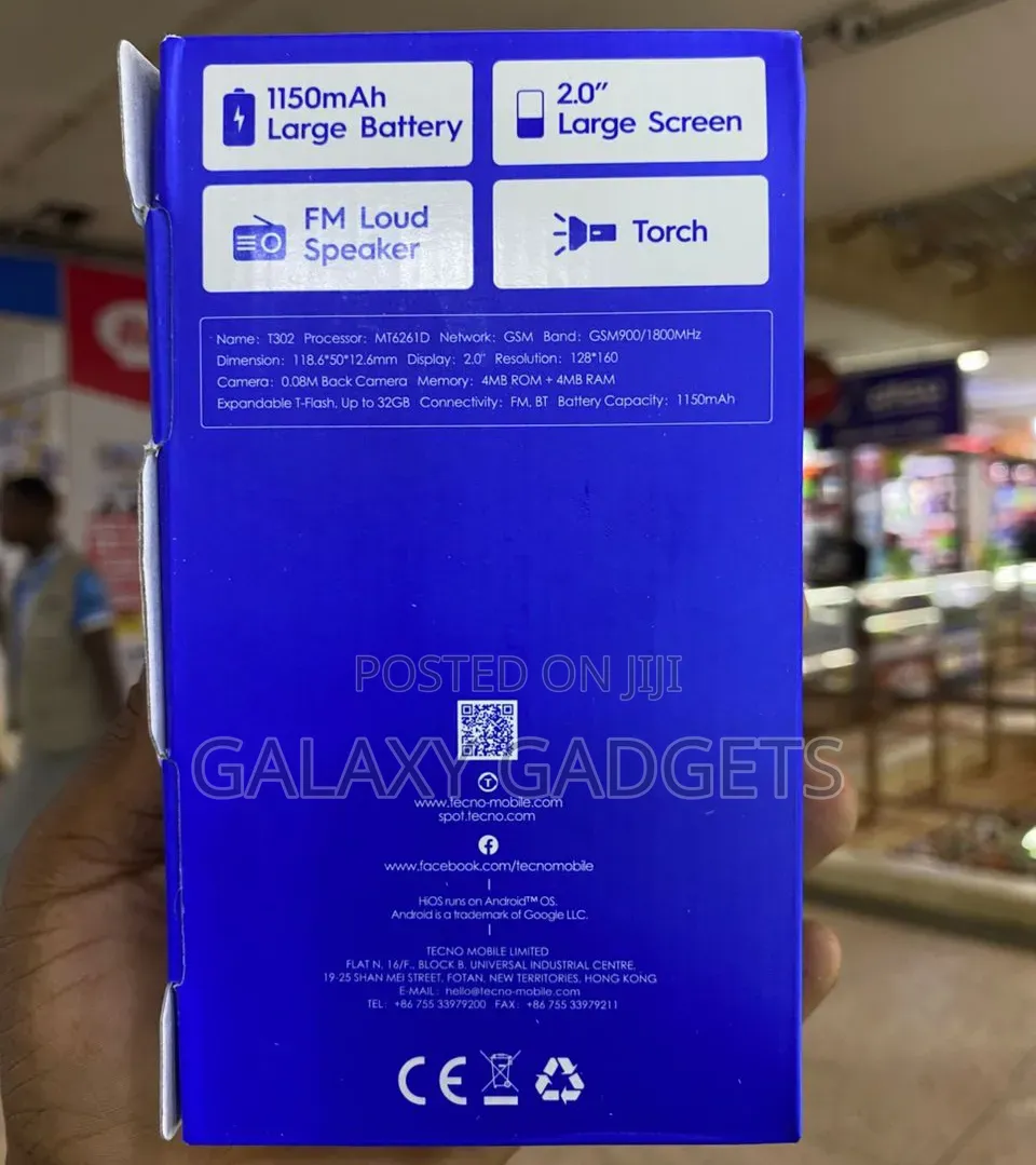 New Tecno T302 Green